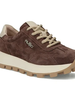 Kožené dámské tenisky na platformě,  model 22228871 - FILIPPO