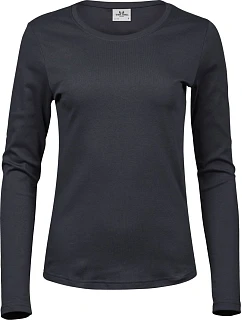 Tee Jays TJ 590 Dámske tričko Interlock s dlhým rukávom 18.0590 tmavošedé