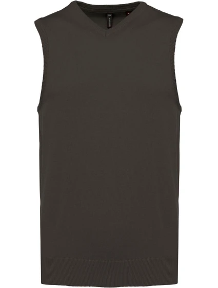 K Pánská svetrová vesta s výstřihem do V 20.K dark grey model 22422550 - Kariban K Pánská svetrová vesta s výstřihem do V 20.K dark grey model 22422550 - Kariban