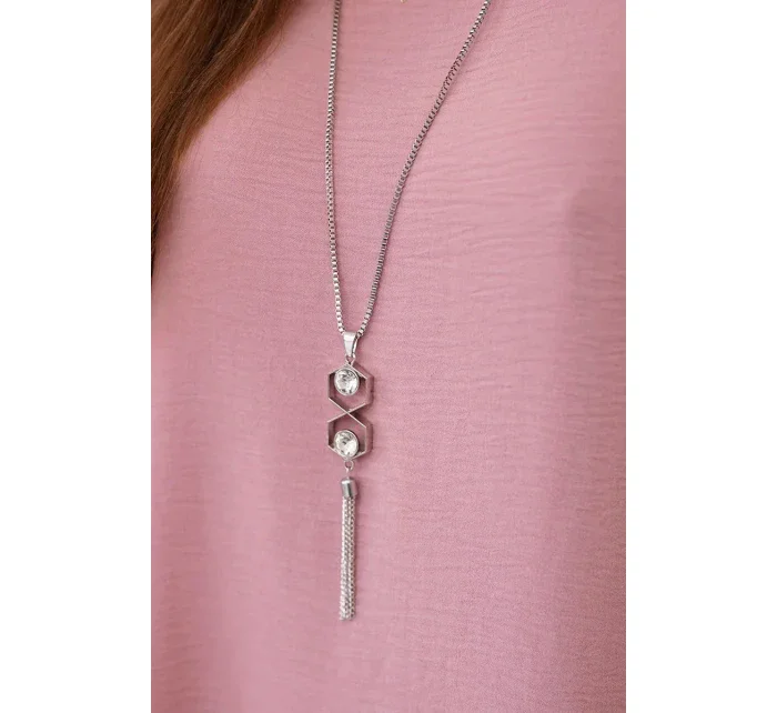 Súprava blúzka + nohavice s príveskom púdrovo ružová