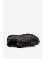 Kožené pánské polobotky Lee Cooper LCJ-26-33-3964 Černé