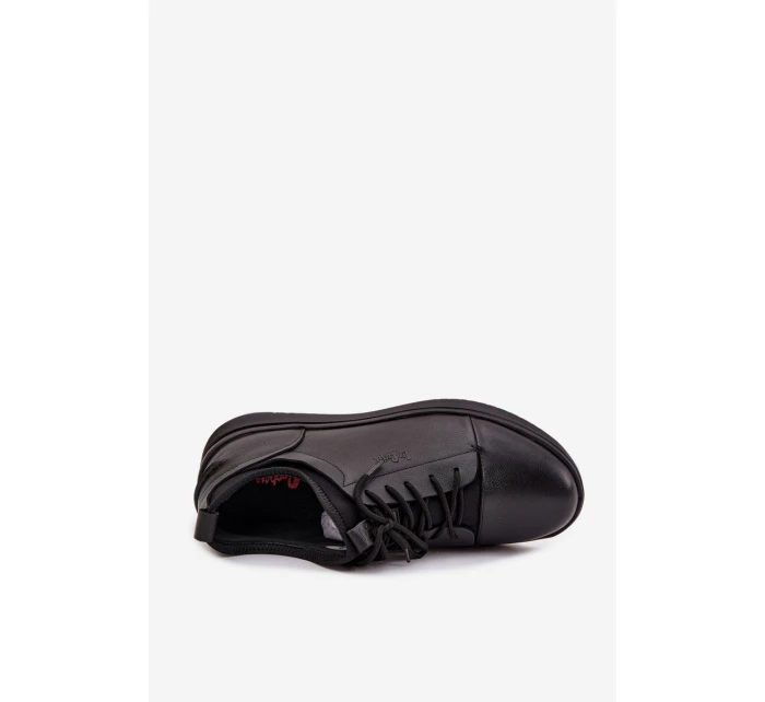 Kožené pánské polobotky Lee Cooper LCJ-26-33-3964 Černé