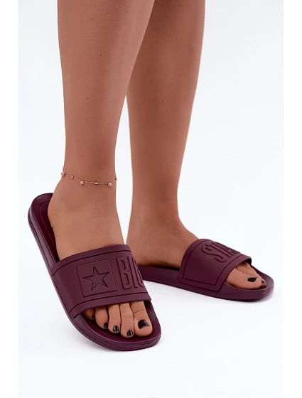 Dámské pantofle Big Star model 22339984 Bordové - Big Star Shoes