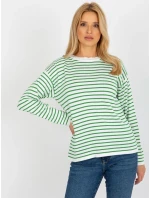 Dámsky sveter LC SW 6006 .22 biele a zelené - FPrice