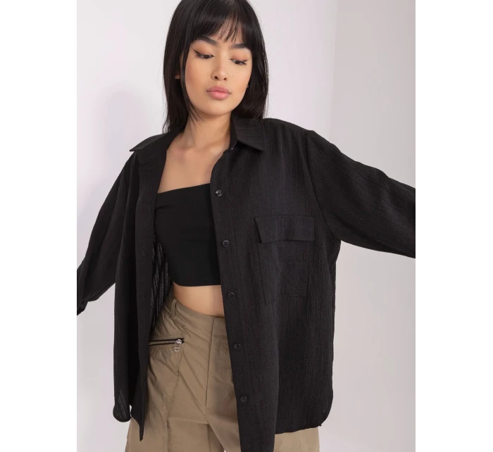 Košeľa LK KS 509356.27P čierna