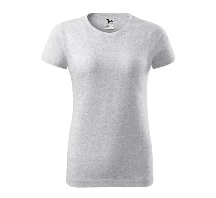 Základné tričko dámske svetlo šedé