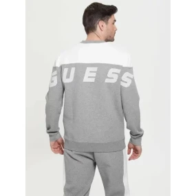 Pánska mikina Z2BQ01KBCK2 CGYH sivá/ecru - Guess