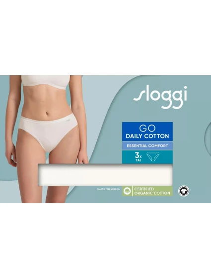 sloggi GO Daily Cotton Tai 3P - WHITE - SLOGGI WHITE - SLOGGI