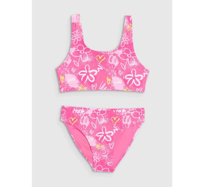 Dívčí dvoudílné plavky model 21435376 - 4F Dívčí dvoudílné plavky model 21435376 - 4F