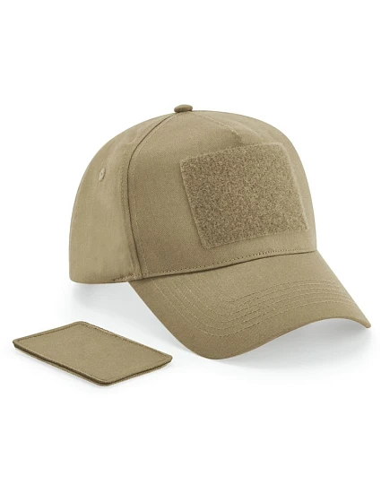 Beechfield B 638 5-panelová čiapka s nášivkou 53.0638 desert sand Beechfield B 638 5-panelová čiapka s nášivkou 53.0638 desert sand