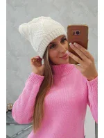 Dámska čiapka Majka K376 ecru Dámska čiapka Majka K376 ecru