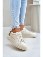 Ocieplane Trampki Damskie Na Platformie Big Star OO274A454 Beżowe Ocieplane Trampki Damskie Na Platformie Big Star OO274A454 Beżowe