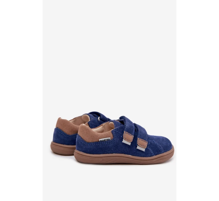 Kožené Dětské Polobotky Barefoot S  Tmavě Modré model 21958949 - Bartek S.A.