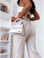 Dámské kalhoty se širokými nohavicemi light beige Dstreet model 21971152 - FashionStreet