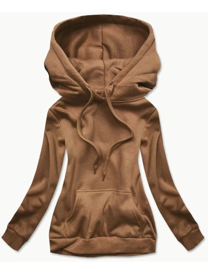 Dámska mikina v karamelovej farbe (W02-157) Dámska mikina v karamelovej farbe (W02-157)