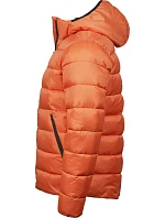 Tee Jays TJ 9646 Ľahká pánska prešívaná bunda s kapucňou 18.9646 dusty orange