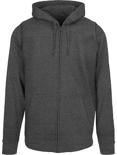 Build your Brand BB 008 Pánska mikina s kapucňou 56.B008 charcoal