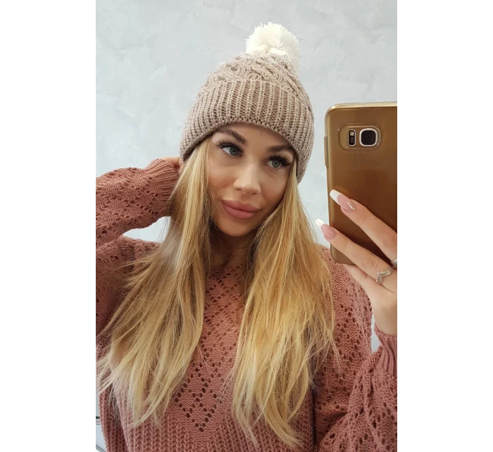 Fleecová čepice model 18749993 - K-Fashion Fleecová čepice model 18749993 - K-Fashion