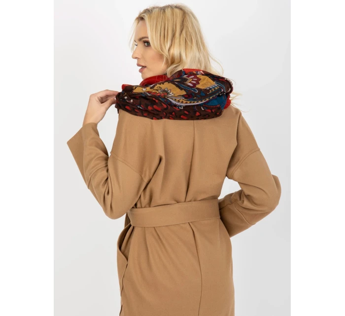 Tunelová šála AT KM model 17714518 hnědá - FPrice