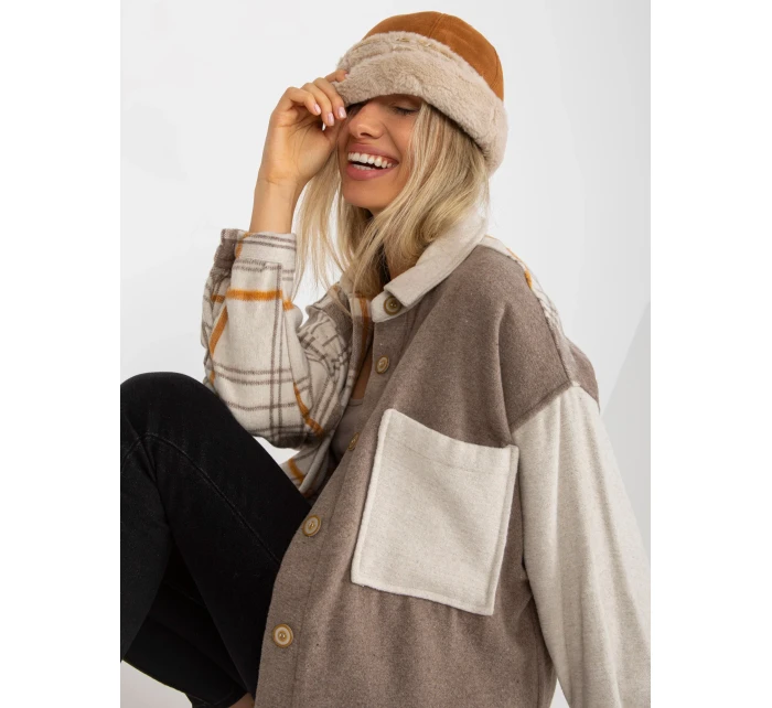 Košile KS béžová model 17814525 - FPrice Košile KS béžová model 17814525 - FPrice