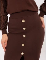 Spódnica PM SD model 21787896 brązowy - FPrice