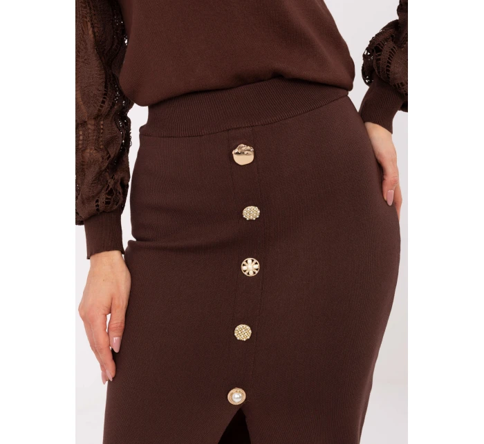 Spódnica PM SD model 21787896 brązowy - FPrice