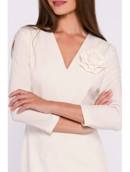 Květinové tužkové šaty  kost model 20503002 - STYLOVE