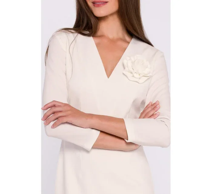 Květinové tužkové šaty  kost model 20503002 - STYLOVE