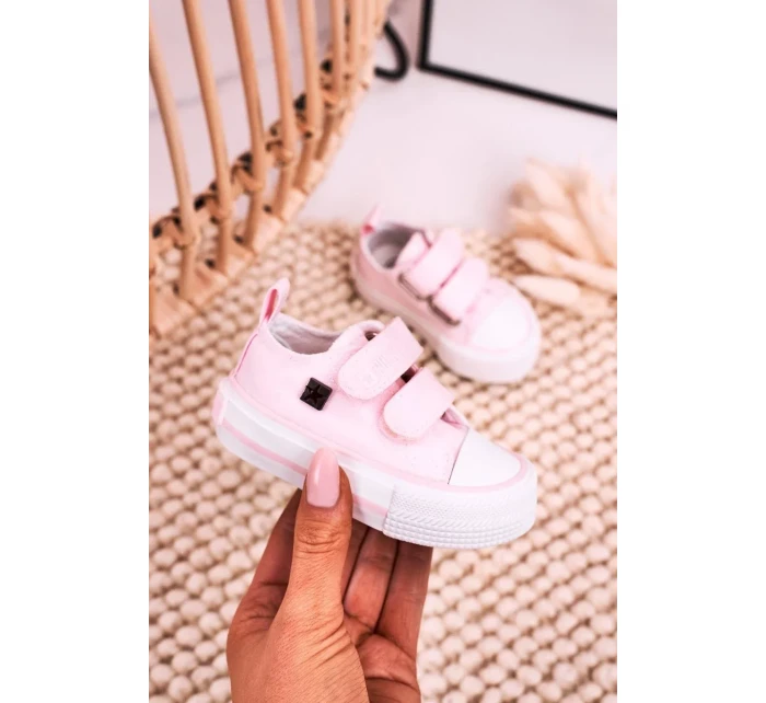 Dětské módní tenisky Big Star - světle růžové