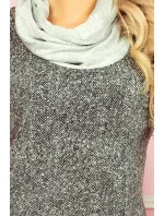 Dámske športové šaty bavlnené GOLF s rolákom krátke sivé - Šedá - Numoco Dámske športové šaty bavlnené GOLF s rolákom krátke sivé - Šedá - Numoco