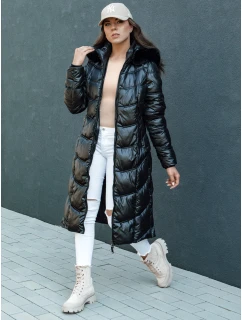 Dámská prošívaná zimní bunda CRYSTAL s kapucí černá Dstreet model 21979690 - FashionStreet