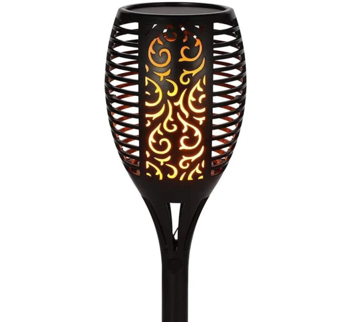 SOLÁRNA BATERKA TANCUJÚCE PLAMENE 12X12X78CM 36 LED XXXL