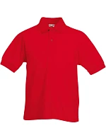 Fruit of the Loom Kids 65/35 Polo Detské piqué polo 16.3417 červené Fruit of the Loom Kids 65/35 Polo Detské piqué polo 16.3417 červené