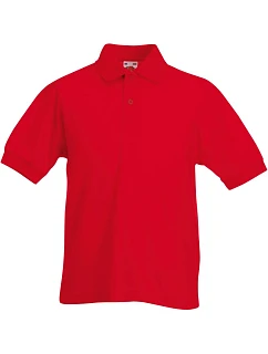 Fruit of the Loom Kids 65/35 Polo Detské piqué polo 16.3417 červené