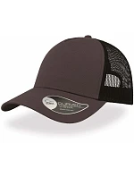Rapper Cotton 5 panelová Trucker kšiltovka dark grey/black model 22542214 - Atlantis Headwear Rapper Cotton 5 panelová Trucker kšiltovka dark grey/black model 22542214 - Atlantis Headwear