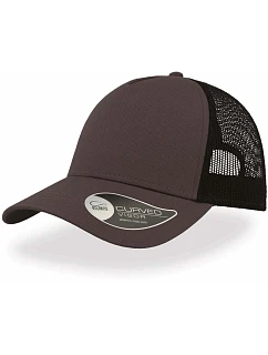 Rapper Cotton 5 panelová Trucker kšiltovka dark grey/black model 22542214 - Atlantis Headwear