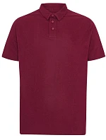 T Piqué polo z těžké bavlny "Tiger" bordeaux model 22452039 - Neutral T Piqué polo z těžké bavlny "Tiger" bordeaux model 22452039 - Neutral