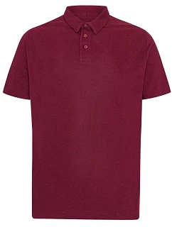 T Piqué polo z těžké bavlny "Tiger" bordeaux model 22452039 - Neutral