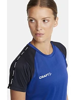 Squad Go Contrast Jersey W Dámské kontrastní sportovní tričko model 22468663 white - Craft Teamwear Squad Go Contrast Jersey W Dámské kontrastní sportovní tričko model 22468663 white - Craft Teamwear