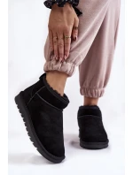 Dámské semišové nízké boty do sněhu Černe model 21601975 - Boto Dámské semišové nízké boty do sněhu Černe model 21601975 - Boto