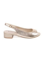 Módne dámske sandále zlaté Obcas Módne dámske sandále zlaté Obcas