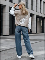 Dámská bunda  bomber tmavě béžová Dstreet model 21970724 - FashionStreet