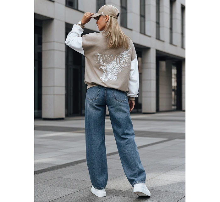 Dámská bunda  bomber tmavě béžová Dstreet model 21970724 - FashionStreet