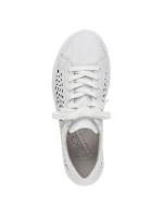 Pohodlné kožené topánky Rieker W RKR641 white