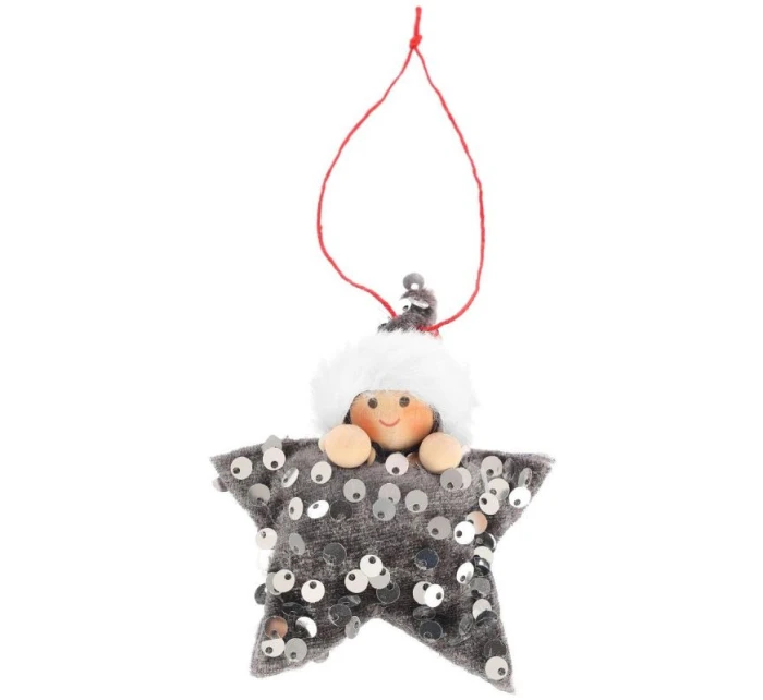 SADA PRÍVESKOV 3 KS HVIEZDIČKY STRIEBORNÉ FLITRE BÁBIKY