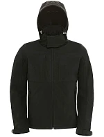 B&C Hooded Softshell /men Pánská 3-vrstvá softshellová bunda s kapucí model 22482904 black