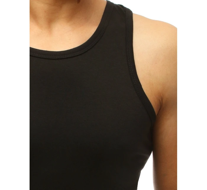 Pánské tílko bez potisku černé Dstreet model 21962185 - FashionStreet