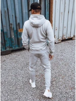 Pánska sivo-čierna tepláková súprava FashionStreet AX0777