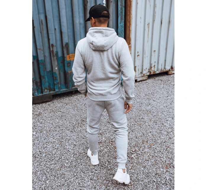 Pánska sivo-čierna tepláková súprava FashionStreet AX0777