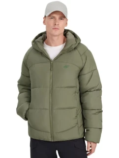 Pánská péřová bunda  khaki RAW25TDJA 43S pánské model 21720618 - 4F